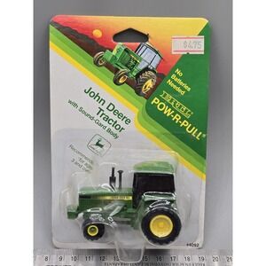 Ertl John Deere Pow-R-Pull Tractor 1:64 Scale New On Card #4092